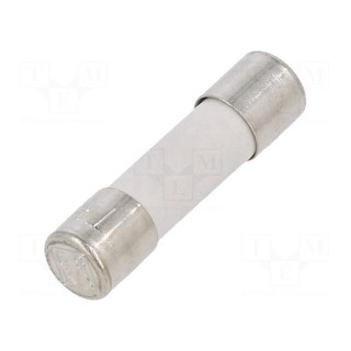 Fuse: fuse | time-lag | 6.3A | 250VAC | ceramic,cylindrical | 5x20mm