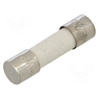 Fuse: fuse | time-lag | 6.3A | 250VAC | ceramic,cylindrical | brass | 215