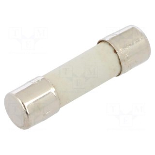 Fuse: fuse | time-lag | 6A | 125VAC | cylindrical | 5x20mm | brass | 5TT