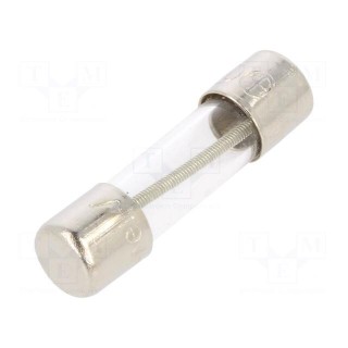 Fuse: fuse | time-lag | 750mA | 250VAC | cylindrical | 5x20mm | brass | 5TT