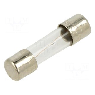 Fuse: fuse | time-lag | 800mA | 250VAC | cylindrical,glass | 5x20mm