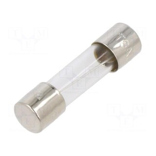 Fuse: fuse | time-lag | 8A | 250VAC | cylindrical,glass | 5x20mm | brass