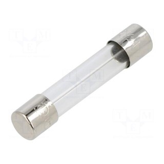 Fuse: fuse | quick blow | 2.5A | 250VAC | cylindrical,glass | 6.3x32mm