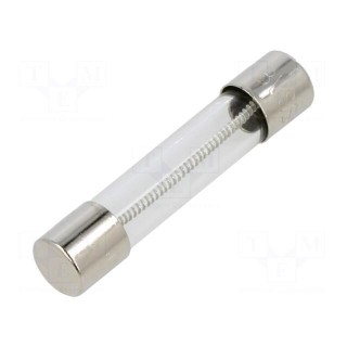 Fuse: fuse | time-lag | 1.5A | 250VAC | cylindrical,glass | 6.3x32mm