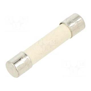 Fuse: fuse | time-lag | 1A | 250VAC | ceramic,cylindrical | 6.3x32mm