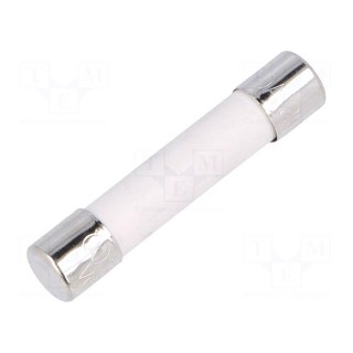 Fuse: fuse | time-lag | 20A | 250VAC | ceramic,cylindrical | 6.3x32mm