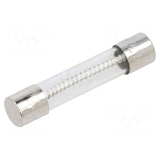 Fuse: fuse | time-lag | 5A | 250VAC | cylindrical,glass | 6.3x32mm | MDL