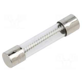 Fuse: fuse | time-lag | 7A | 250VAC | cylindrical,glass | 6.3x32mm | MDL