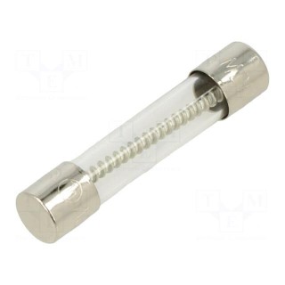 Fuse: fuse | time-lag | 7.5A | 250VAC | cylindrical,glass | 6.3x32mm