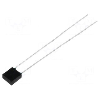 Fuse: thermal | 2A | 6x6,5x2,8mm | 120°C | len.55mm