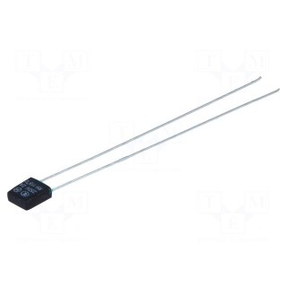 Fuse: thermal | 2A | 6x6,5x2,8mm | 115°C | len.55mm