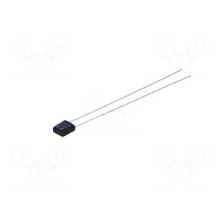 Fuse: thermal | 2A | 6x6,5x2,8mm | 115°C | len.55mm