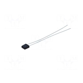 Fuse: thermal | 2A | 6x6,5x2,8mm | 125°C | len.55mm