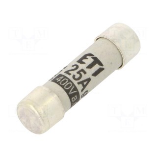 Fuse: fuse | gG | 25A | 400VAC | cylindrical,industrial | 8x31mm