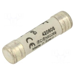 Fuse: fuse | gG | 6A | 400VAC | ceramic,cylindrical,industrial | 8x31mm
