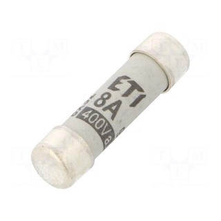 Fuse: fuse | gG | 8A | 400VAC | cylindrical,industrial | 8x31mm