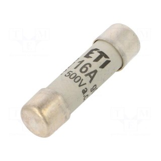 Fuse: fuse | gG | 16A | 500VAC | cylindrical | 10,3x38mm