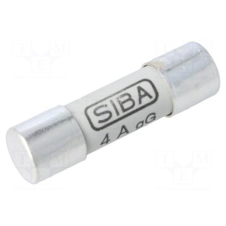 Fuse: fuse | gG | 4A | 500VAC | ceramic,cylindrical,industrial