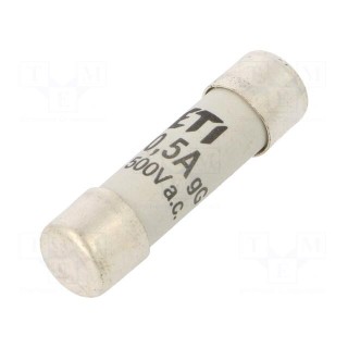 Fuse: fuse | gG | 500mA | 500VAC | cylindrical | 10.3x38mm