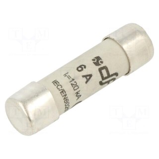 Fuse: fuse | gG | 6A | 500VAC | 250VDC | ceramic,cylindrical,industrial