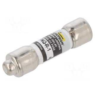 Fuse: fuse | time-lag | 1A | 600VAC | ceramic,cylindrical,industrial