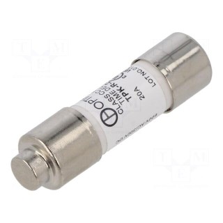 Fuse: fuse | time-lag | 20A | 600VAC | 300VDC | cylindrical,industrial