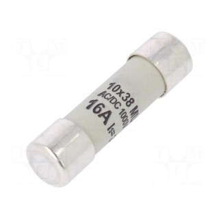 Fuse: fuse | gR | 16A | 1000VDC | cylindrical