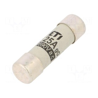 Fuse: fuse | gG | 25A | 690VAC | cylindrical,industrial | 14x51mm