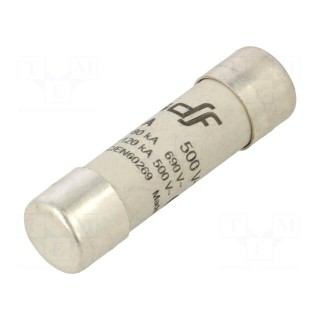 Fuse: fuse | gG | 4A | 500VAC | 440VDC | ceramic,cylindrical,industrial