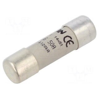 Fuse: fuse | gG | 50A | 500VAC | ceramic,cylindrical,industrial