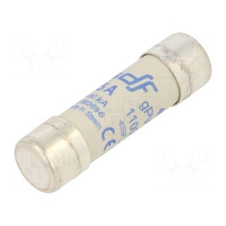 Fuse: fuse | gPV | 15A | 1.1kVDC | ceramic,cylindrical,industrial