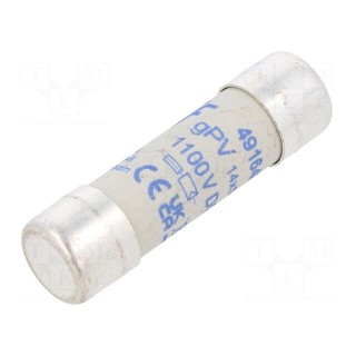 Fuse: fuse | gPV | 20A | 1.1kVDC | ceramic,cylindrical,industrial