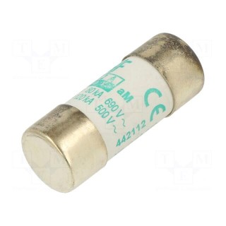 Fuse: fuse | aM | 12A | 690VAC | ceramic,cylindrical,industrial