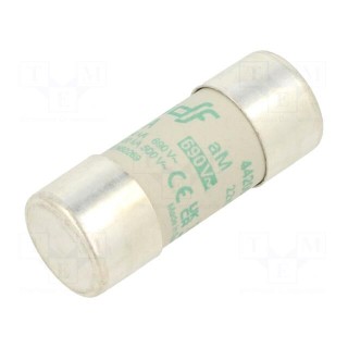 Fuse: fuse | aM | 4A | 690VAC | ceramic,cylindrical,industrial