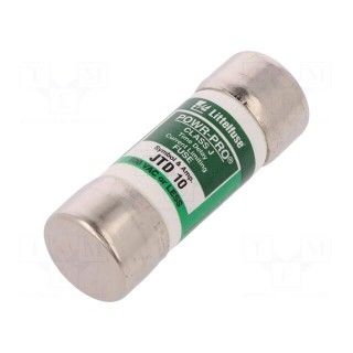 Fuse: fuse | time-lag | 10A | 600VAC | 300VDC | industrial | 20,6x57,2mm