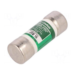 Fuse: fuse | time-lag | 15A | 600VAC | 300VDC | industrial | 20.6x57.2mm