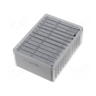 Kit contents: fuses | fuse | 6,3x32mm | Range of val: 315mA÷10A