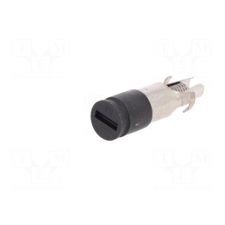 Adapter | cylindrical fuses | 5x20mm | 10A | black | 250VAC | UL94V-0