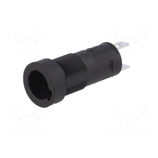 Fuse holder | cylindrical fuses | 5x20mm | 6.3A | 250V | -25÷70°C