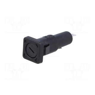 Fuse holder | cylindrical fuses | 6,3x32mm | 10A | Mounting: on panel