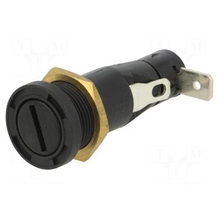 Fuse holder | cylindrical fuses | 6,3x32mm | 16A | 250V | -20÷85°C