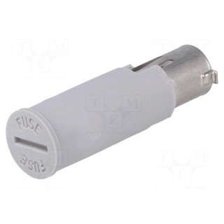 Adapter | cylindrical fuses | 6,3x32mm | -40÷85°C | 15A | 600V