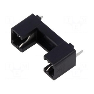 Cover | cylindrical fuses | 5mm | black | HTC