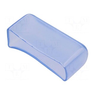 Cover | cylindrical fuses | Mat: PVC | 33.5x15x12mm