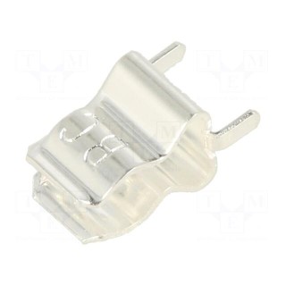 Fuse clips | cylindrical fuses | THT | 6.3x32mm | 30A | Pitch: 7.11mm