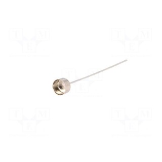 Fuse holder | cylindrical fuses | 6.3A | Plating: silver plated