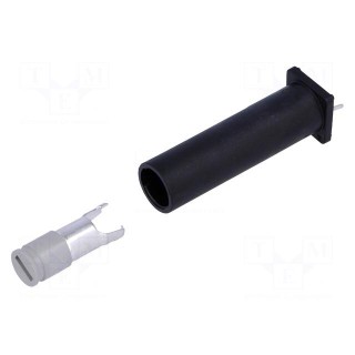 Fuse holder | cylindrical fuses | Mounting: THT | 6,3x32mm | -40÷85°C