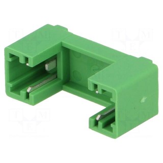 Fuse holder | cylindrical fuses | THT | 5x20mm | -30÷85°C | 6.3A | green