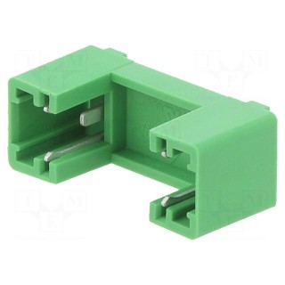 Fuse holder | cylindrical fuses | THT | 5x20mm | -30÷85°C | 6.3A | green