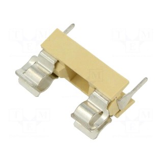 Fuse holder | cylindrical fuses | THT | 5x20mm | -30÷85°C | 6.3A | IP00